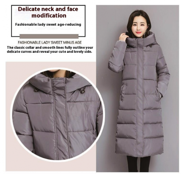 Women's Mid-length Down Coat Plus Size Thickened