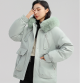 Horn Button Parka Women's Loose