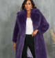 Thickened Long Section Suit Collar Mid-length Plush Fur Coat