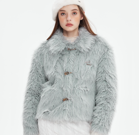 European And American Cashmere Fur High-grade Coat For Women