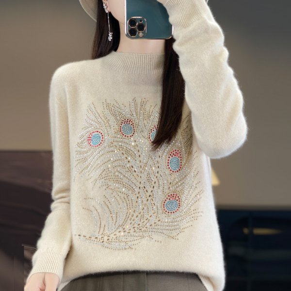 Elegant Pullover Fashion Bottoming Shirt Women