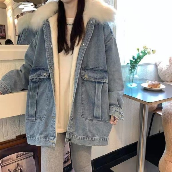 Denim Coat Women's Autumn And Winter Loose