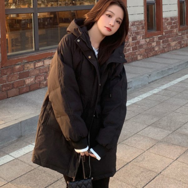 Type Loose Bread Suit Hooded Padded Jacket Korean Padded Jacket