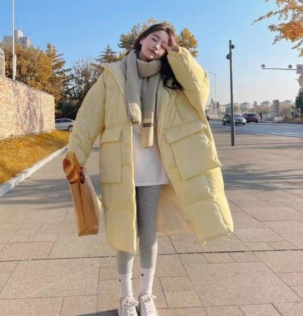 Korean Version Of Loose Padded Coat With Thick Warm Coat Tide