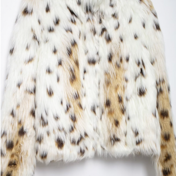 Women's Fashion Animal Pattern Baggy Coat